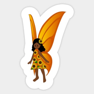 Lyla the Sunflower Fairy Sticker